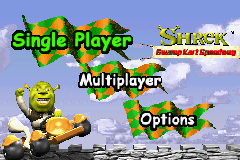 Shrek Swamp Kart Speedway screenshot 3 for GameBoy Advance